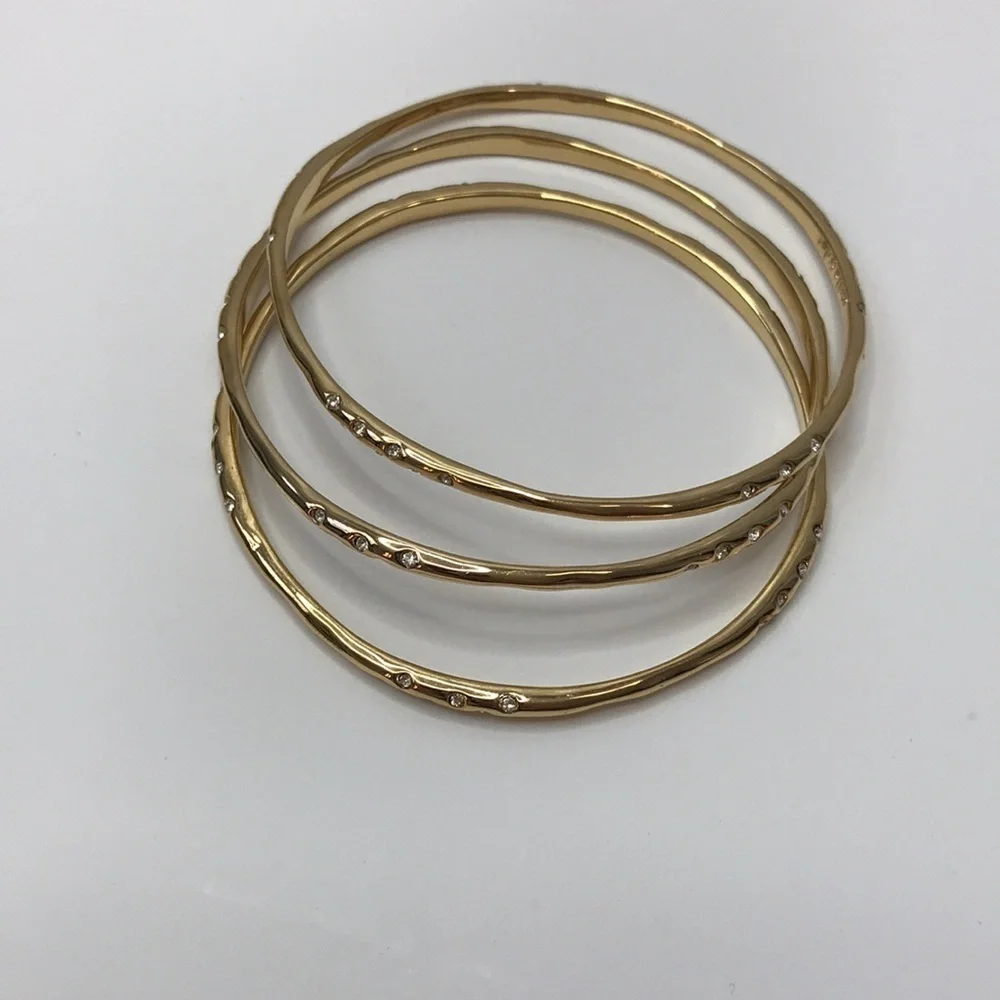 Price is firm STELLA & DOT Gold Bangles